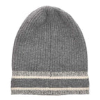 Dior 05 Dwi714 I007 D White Wool Cashmere Logo Beanie Knit Cap — view 2