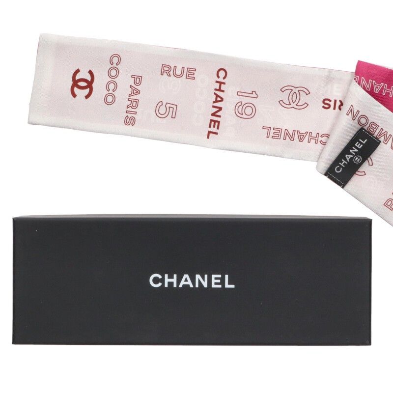 Chanel Coco Mark Silk Scarf — view 3