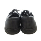 Gucci Sneakers Shoes Leather Low Cut Logo Plate 35 Black FF Gy19 — view 5