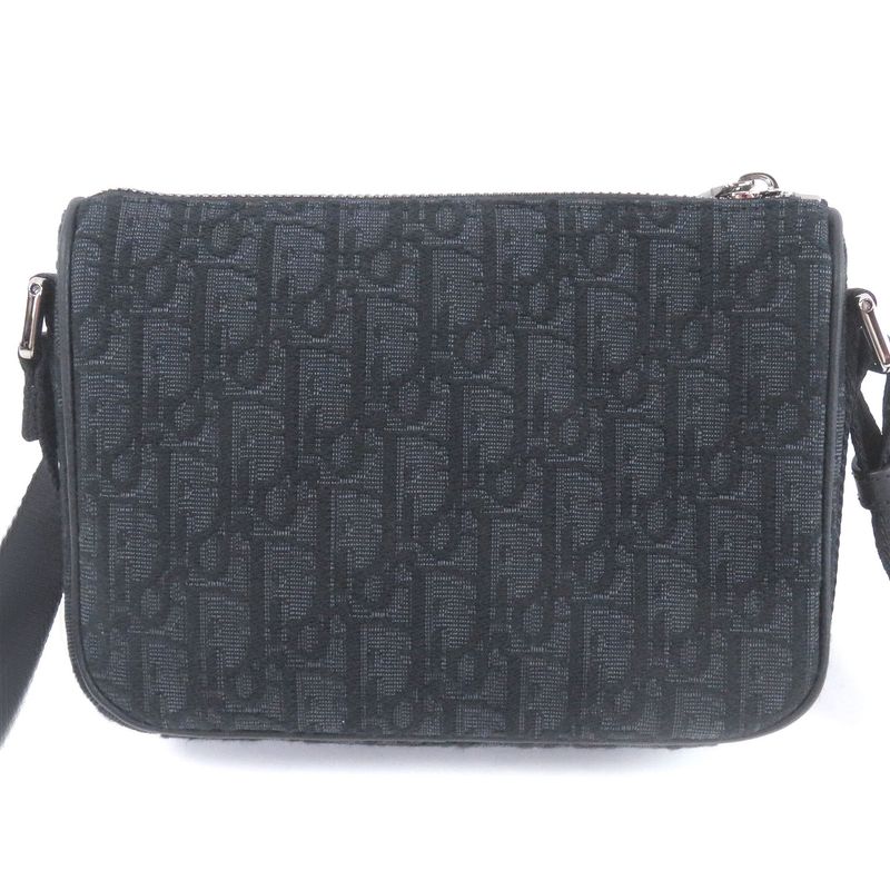 Dior Homme 2 Yky Canvas Leather 8 Buckle Oblique All Over Pattern