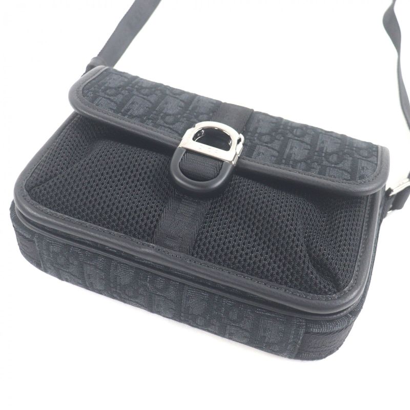 Dior Homme 2 Yky Canvas Leather 8 Buckle Oblique All Over Pattern
