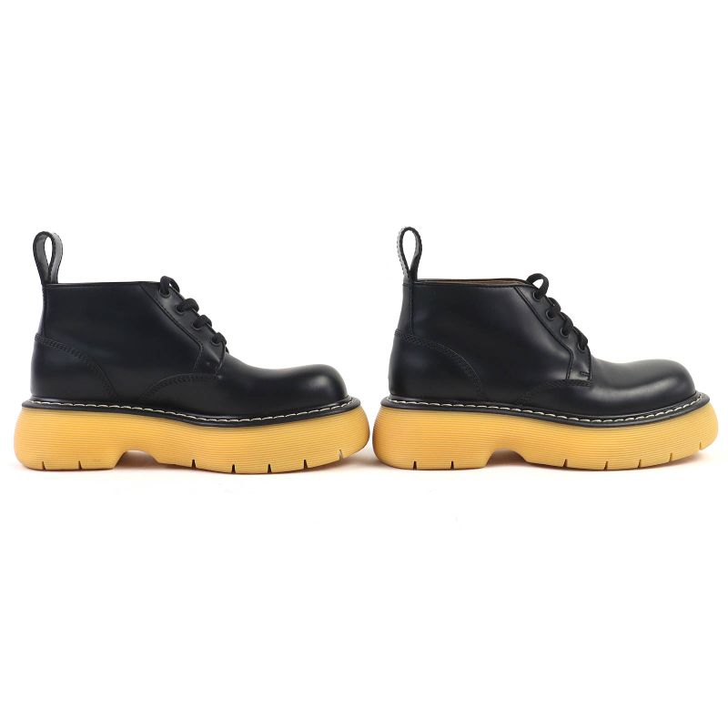 Bottega Veneta 23 SS Leather Bounce Boots Ankle Black 37 — view 4