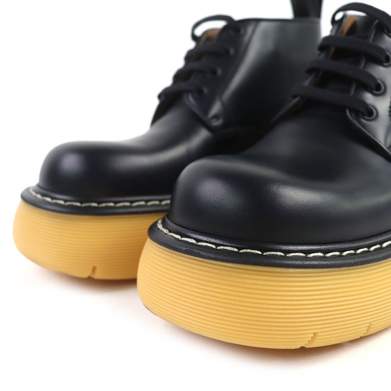 Bottega Veneta 23 SS Leather Bounce Boots Ankle Black 37 — view 5
