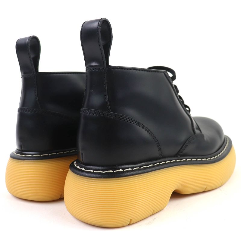 Bottega Veneta 23 SS Leather Bounce Boots Ankle Black 37 — view 7