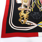 Hermes Carre Geant 140 Brides de Gala Applique Pique Cashmere Silk Blend — view 6