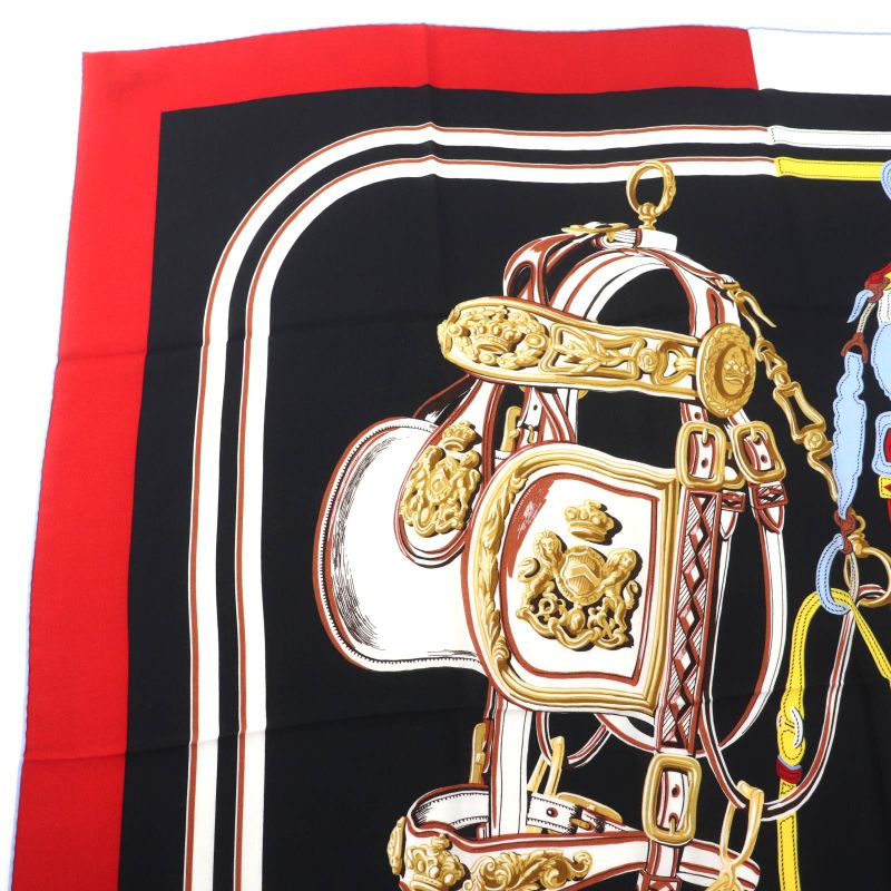 Hermes Carre Geant 140 Brides de Gala Applique Pique Cashmere Silk Blend — view 3