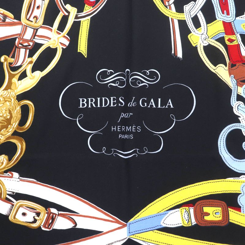 Hermes Carre Geant 140 Brides de Gala Applique Pique Cashmere Silk Blend — view 7