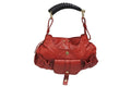 Saint Laurent Mombasa Hobo Handbag Cotton Leather Deer Antler
