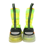 Gucci Ultrapeace R Knit High Cut Sneakers 7.5 Black Fluorescent — view 4
