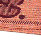 Gucci Lam Jaguar Do Muffler Shawl Pink Fringe Scarf — view 4