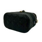Christian Dior Travel Small Vanity Bag Cannage Leather 2-Way Handbag — view 9