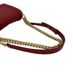 Chanel Boy Lambskin Chain Shoulder Bag — view 5