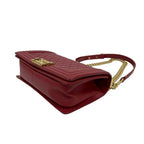 Chanel Boy Lambskin Chain Shoulder Bag — view 9