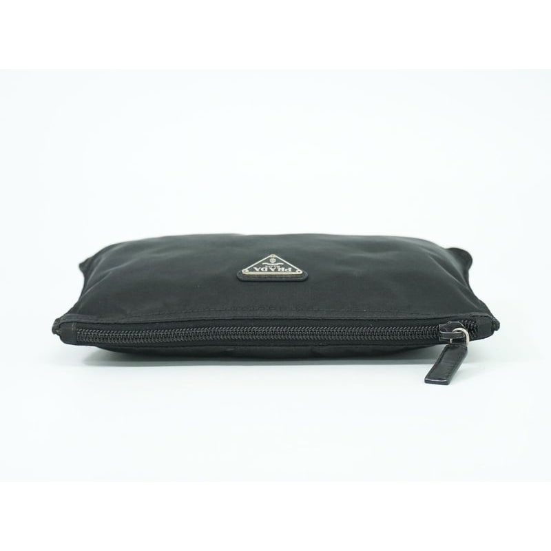 Prada Nylon Pouch Accessory Case Black Miscellaneous Goods — view 6