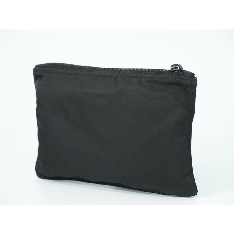 Prada Nylon Pouch Accessory Case Black Miscellaneous Goods — view 3