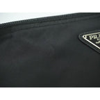 Prada Nylon Pouch Accessory Case Black Miscellaneous Goods — view 8