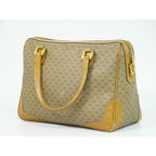 Gucci Vintage Micro GG Mini Boston Bag Handbag Brown — view 3