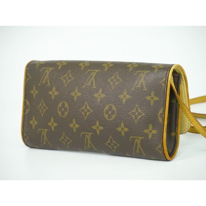 Louis Vuitton Pochette Twin GM Monogram 2-Way Shoulder Bag Clutch — view 3