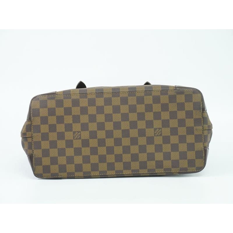 Louis Vuitton Hampstead MM Damier Ebene Tote Bag Handbag Brown — view 5