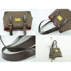 Louis Vuitton Hampstead MM Damier Ebene Tote Bag Handbag Brown — view 7