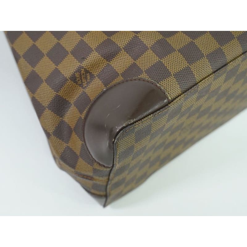 Louis Vuitton Hampstead MM Damier Ebene Tote Bag Handbag Brown — view 6