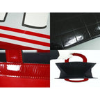 Chanel Mademoiselle Coco Vintage Handbag Patent Leather Black — view 8