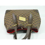Louis Vuitton Hampstead MM Damier Ebene Tote Bag Handbag Brown — view 6