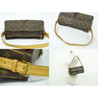 Louis Vuitton Cite MM Monogram Shoulder Bag Handbag Brown — view 7