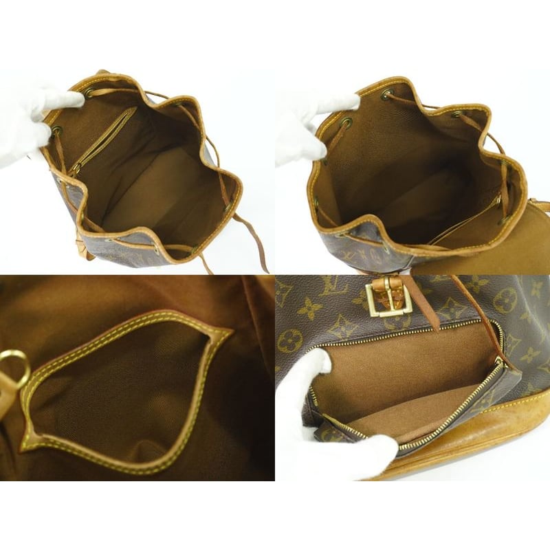 Louis Vuitton Montsouris MM Rucksack Sac Backpack Monogram Brown — view 9