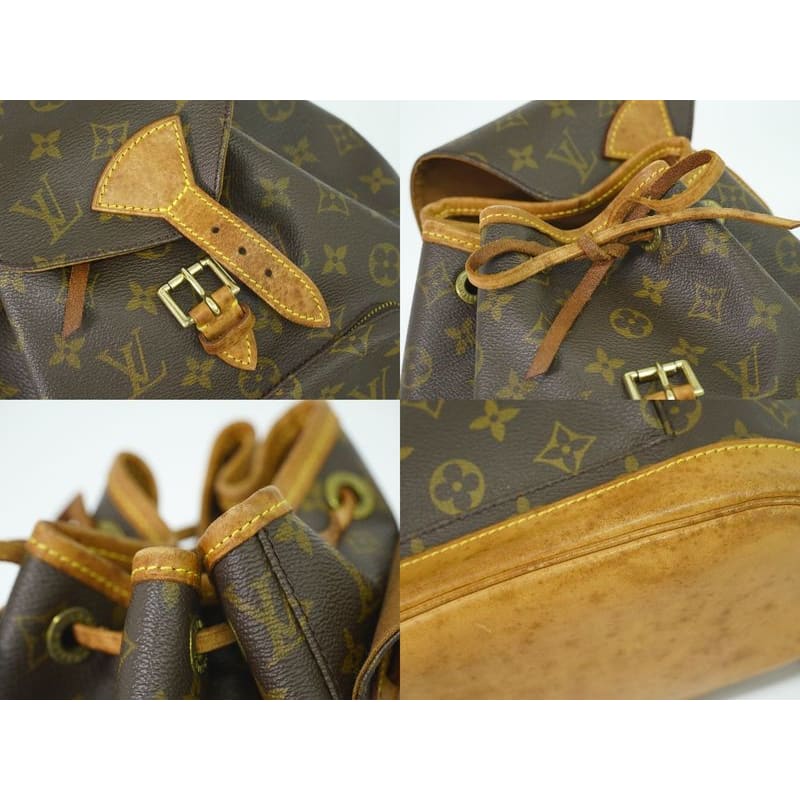 Louis Vuitton Montsouris MM Rucksack Sac Backpack Monogram Brown — view 8