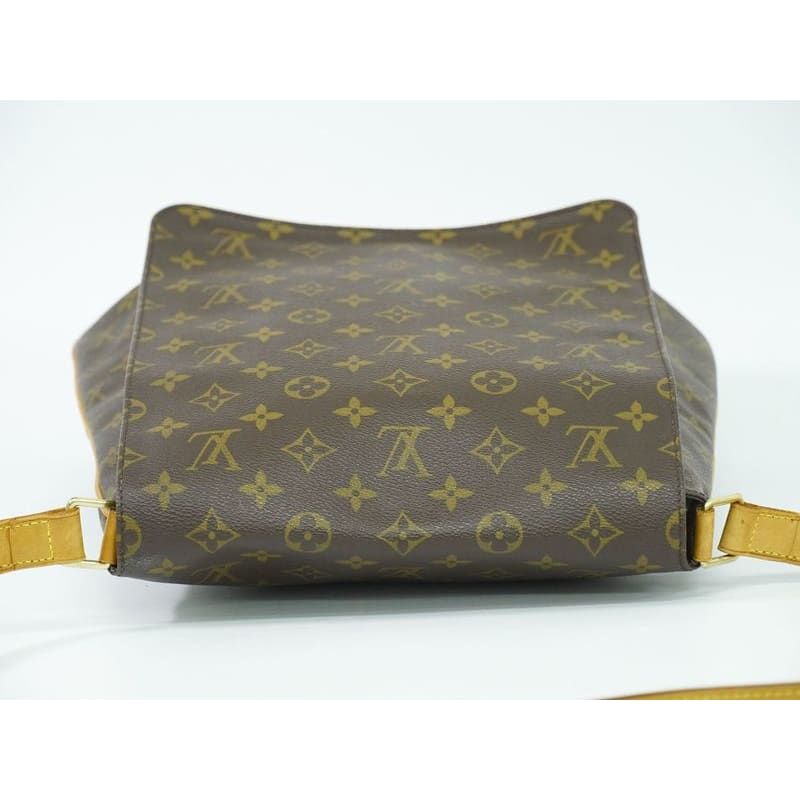 Louis Vuitton Musette Monogram Shoulder Bag Pochette Brown — view 6