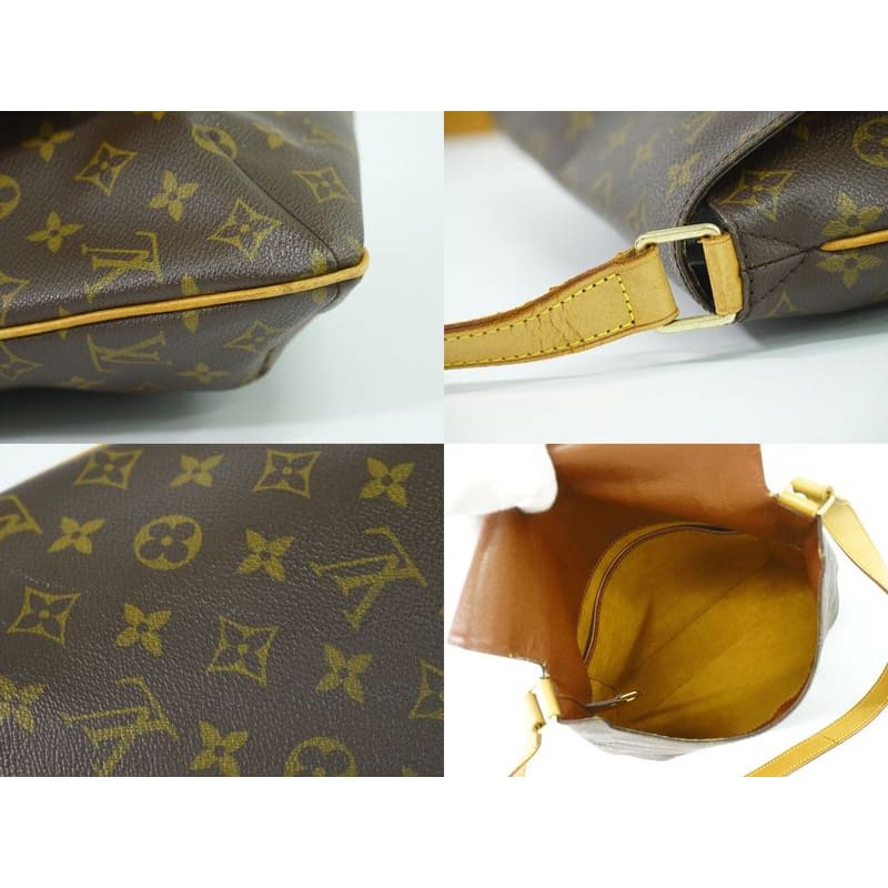 Louis Vuitton Musette Monogram Shoulder Bag Pochette Brown — view 8