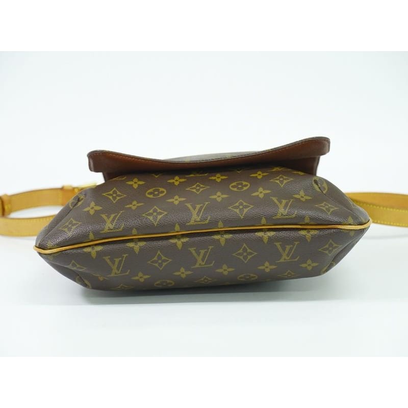 Louis Vuitton Musette Monogram Shoulder Bag Pochette Brown — view 4