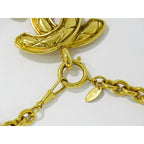 Chanel Coco Mark Long Necklace Pendant GP Gold Plated — view 4