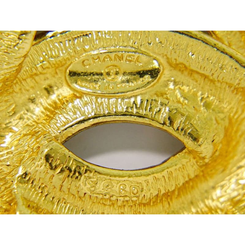 Chanel Coco Mark Long Necklace Pendant GP Gold Plated — view 9