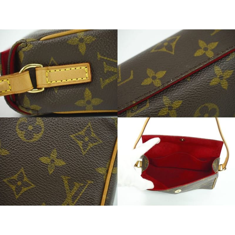 Louis Vuitton Recital Monogram Handbag Brown — view 8