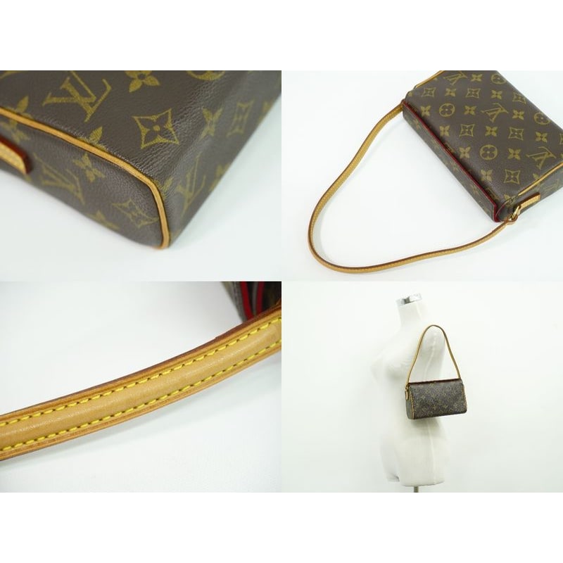 Louis Vuitton Recital Monogram Handbag Brown — view 7