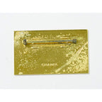 Chanel Logo Brooch GP Gold Plated Accessory Jewelry — view 3