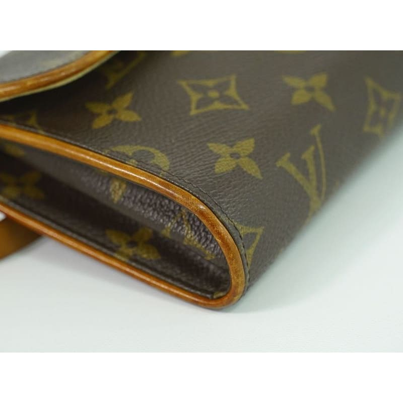 Louis Vuitton Pochette Florentine Monogram Waist Pouch Brown — view 5