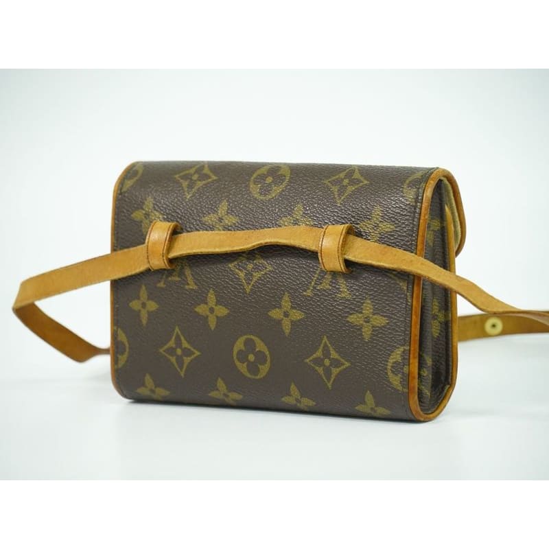 Louis Vuitton Pochette Florentine Monogram Waist Pouch Brown — view 3