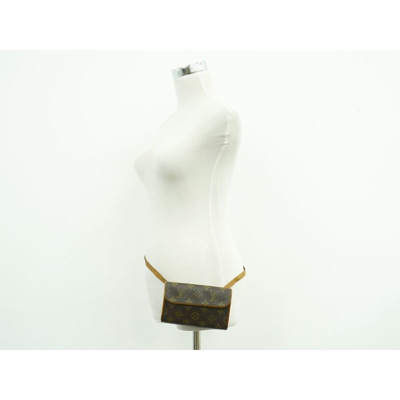 Louis Vuitton Pochette Florentine Monogram Waist Pouch Brown — view 8