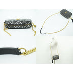 Saint Laurent Lou Lou Tassel Dot Chain Shoulder Bag Pochette Leather — view 7