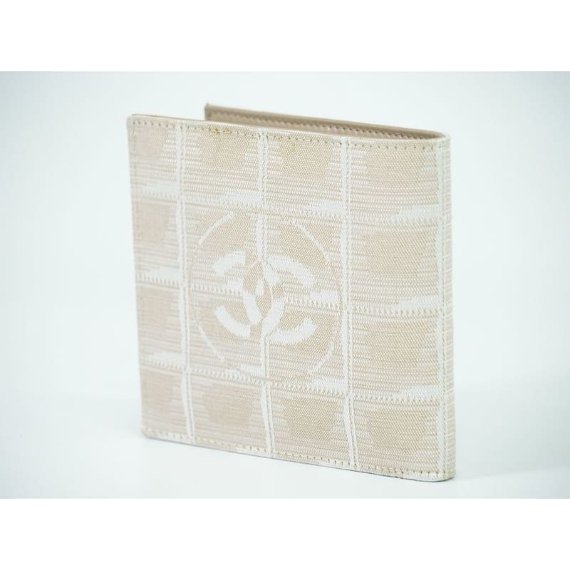 Chanel Coco Mark New Travel Line Bifold Wallet Compact Canvas — view 2