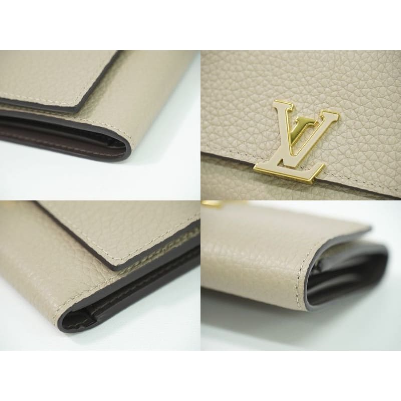 Louis Vuitton Portefeuille Capucines Taurillon Leather Fold Wallet — view 6