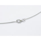 Hermes H Cube Necklace Pendant Metal Silver Hardware Pink Accessories — view 3
