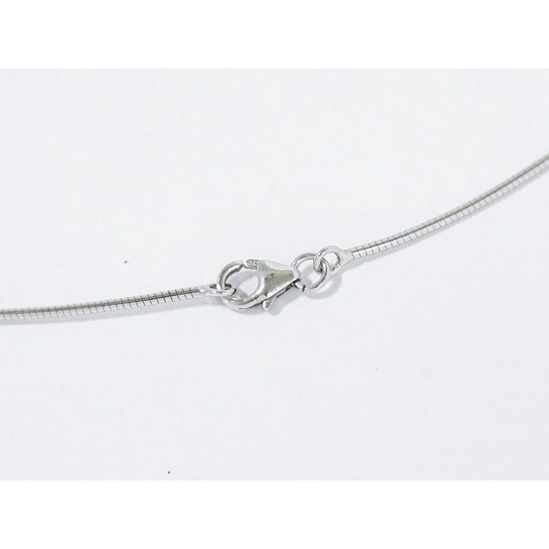 Hermes H Cube Necklace Pendant Metal Silver Hardware Pink Accessories — view 3