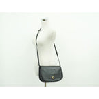 Gucci Interlocking G Vintage Shoulder Bag Pochette Leather Black — view 8