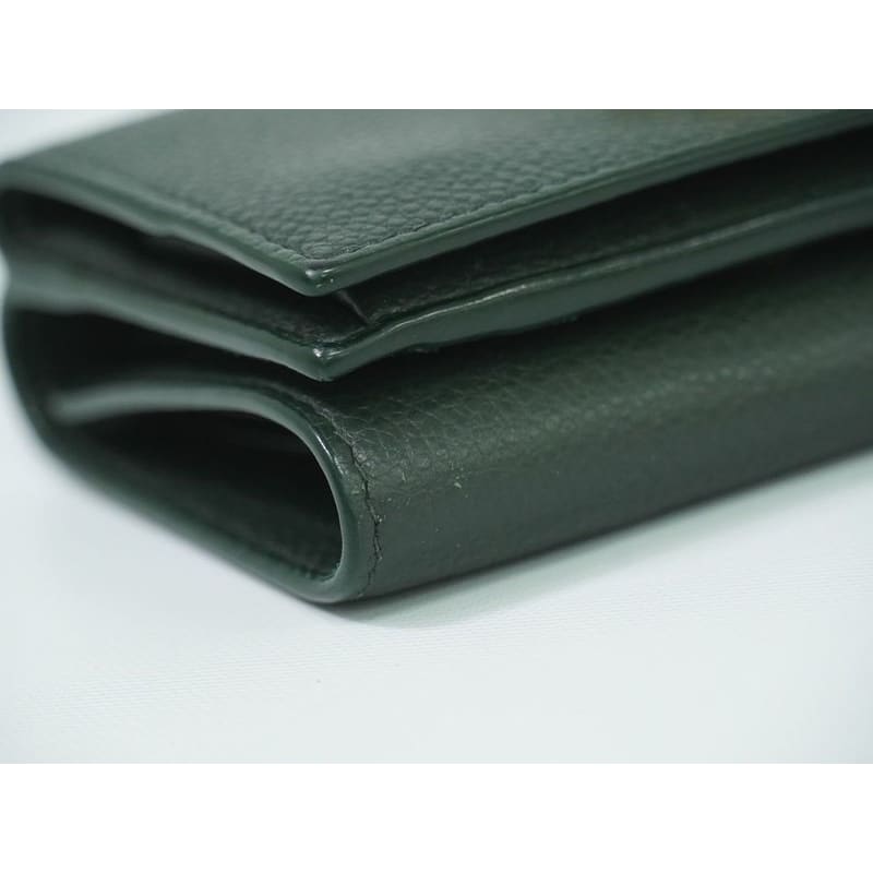 Saint Laurent Origami Tiny Trifold Folding Wallet Compact — view 6