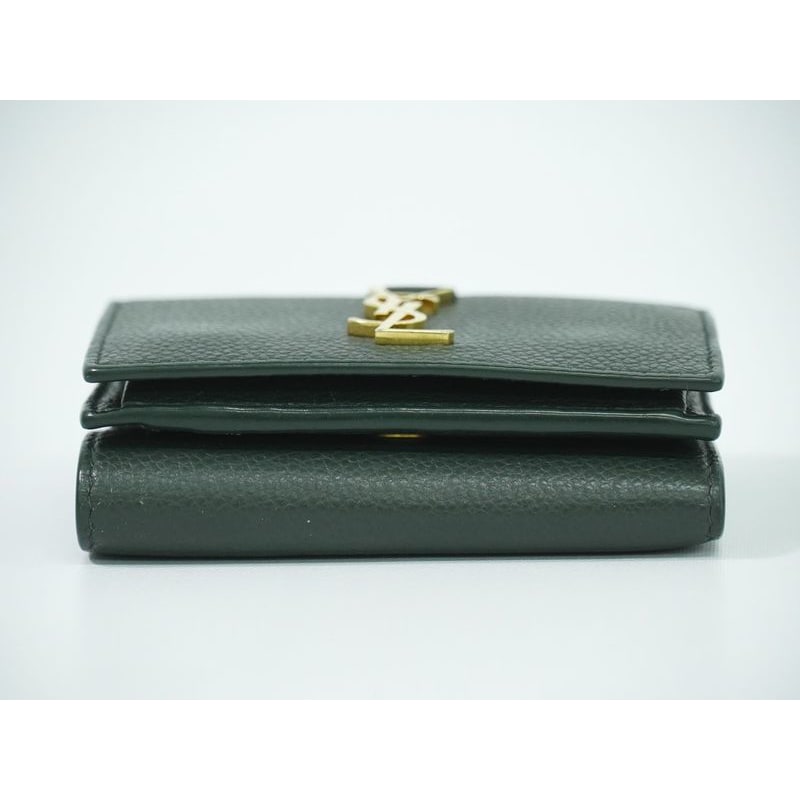 Saint Laurent Origami Tiny Trifold Folding Wallet Compact — view 3