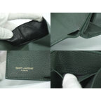 Saint Laurent Origami Tiny Trifold Folding Wallet Compact — view 9
